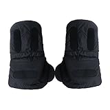 ベビーカー手袋 ベビーカー用ハンドマフ 手袋 装着簡単 お出かけ用 お出かけ防寒 防水 保温 Broadroot (B)