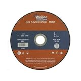 Weiler 56282 6" x 0.040" Wolverine Type 1 Thin Cutting Wheel, A60T, 7/8" A.H. (Pack of 25) [並行輸入品]