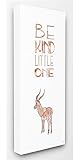 The Kids Room by Stupell Be Kind Little One Antelope Stretched canvas Wall Art [並行輸入品]