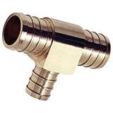 WattsLFP-742PEX Brass Tee-3/4CFX3/4CFX1/2CF TEE (並行輸入品)