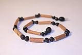 The Art of Cure 12.5 in. Baltic Amber & Hazelwood Teething Necklace (Unisex) (CHERRY) - 100% Authent
