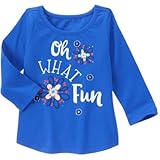 ジンボリー GYMBOREE/ ワット ファン ティ ブルーベル トップス長袖Tシャツ 6～12ヶ月【並行輸入】