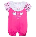 YueLian 春夏 新生児 ベビー服 ロンパース ジャンプスーツ 後開き 女の子 カートゥーン付き 肌触り(適用:12-18月)