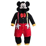 Disney ディズニー Mickey Mouse ミッキーマウスフード付きフリースカバーオール (9-12months) [並行輸入品]
