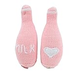 Estella Baby Rattle Toy, Milk Bottle, Baby Pink by Estella