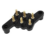 uxcell モーター端子ブロックボード 　プラウsチック製ゴールドートーン　112mm距離