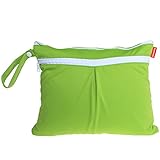 Damero New Cute Travel Baby Wet and Dry Cloth Diaper Organizer Bag, Green by Damero