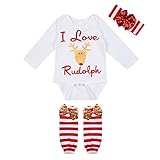 Là vestmon　ベビーロンパース 新生児ロンパース カーバオール ロンパース＋ネックソックス＋ヘアバンド3点セット スナップ付け 可愛い 赤ちゃん　女の子 柔らかい ギフト 生産祝い 誕生日　フ