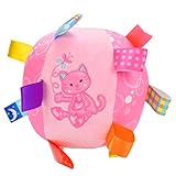 SKK Baby Taggies Chime Ball Soft Rattle Comforter Toy For Infant Toddler Kids Cat by SKK BABY