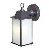 Woodbridge Lighting 60001WL-RTP Energy Saving 1-Light Outdoor Wall Sconce, Powder Coat Rust [並行輸入品]