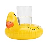 smtsmtキュートイエローフローティングInflatable Duck Drink Canバストイホルダー