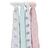[ エイデンアンドアネイ ] Aden+Anais おくるみ 4枚セット モスリンコットン クラシックスワドル シスル（2059） Classic Swaddles thistle ベビー 新生児 ブ