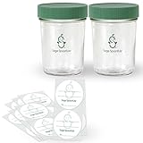 Glass Snack Pack Storage Containers by Sage Spoonfuls by Sage Spoonfuls