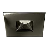 WAC照明hr-led271r-40-gm LEDmeミニチュアRecessed Squareタスクライト4000 Kクールホワイト、ガンメタル
