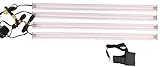 Culver LED下キャビネット照明12 V 12ワット4パックライトバーセットウォームホワイト50 cm-19.68 " 30 LEDのキッチンキャビネット照明デラックスキット合計120 LED 