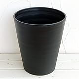 セラアート長鉢尺10号（黒）[直径28.5cm、高さ32cm] ノーブランド品