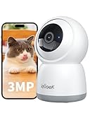 ieGeek 見守りカメラ 360°自動見回り 5GWiFi対応 ペット 防犯 室内カメラ 300万画素 AI追尾 双方向会話 Alexa対応