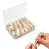 Sun&Beam Nails オレンジスティック 木製ウッドスティック 甘皮処理 甘皮プッシャー ジェルオフ ネイルオフ ネイルケア ボックス入り (7.5cm 100本)