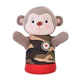 ラブリーハンドパペットアーリーラーニングドール動物人形ファンシー玩具モンキーモデル