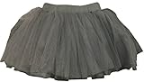 Plus Nao(プラスナオ) 子供用 チュチュ パニエ チュールスカート フレアスカート ウエストゴム ミニスカート ベビー キッズ バレエ 女の子 120 グレー