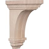 Ekena Millwork corw04 X 04 X 08jerw-case-2 4インチW x 4 3 / 4インチD X 8インチH Small Jefferson木製コーベルの CORW04