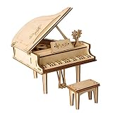 つくるんです® 日本語説明書付 3D ウッドパズル TG402 グランドピアノ