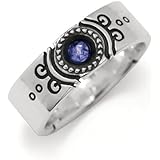 二次元コスパ 魔法少女まどか☆マギカ 暁美ほむら ソウルジェムシルバーリング リニューアルVer. 17号サイズ