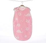 Amadam 赤ちゃん スリーパー 6 重 ガーゼ 出産 祝い ギフト 四季用 0〜3歳 40x60cm 4パターン