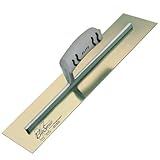 Kraft Tool CFE545PF Elite Series Five Star Golden Stainless Steel Cement Finish Trowel with ProForm 