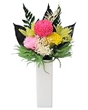 枯れない仏花　プリザーブドフラワー　お仏壇向け飾り花　E9102-73 (単品)