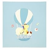 【お子様の誕生記念に刺繍アルバムを作成致します/ア-QLB-516/N】フエルアルバム スイートバルーン ブルー Lサイズ/ア-QLB-516/N-B