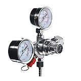 dual gauge co2 regulator heavy duty pro series draft beer