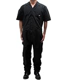 ディッキーズ 半袖つなぎ 33999 3399 半袖カバーオール S BLACK [並行輸入品]