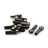 uxcell　タイロッドエンドリンク　真鍮ボールリンク　ボールジョイント　リモート・コントロール 　ロッドエンド RCカー用　3x2.5x27mm 12個