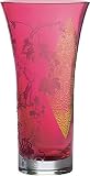 花瓶 紅玻璃 花器