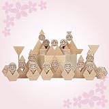 【知育玩具】雛の積み木【雛人形】