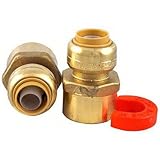 Sharkbite Brass Water Heater Installation Kit-1/2"X3/4"F WTR HTR KIT (並行輸入品)