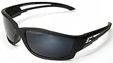 Edge Eyewear Kazbek Polarized-Black / G-15 Silver Mirror Lens with Gasket [並行輸入品]