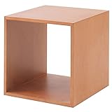 ユニットボックスシリーズ オープンタイプ メープル材 ライトブラウン色 幅39cm GA-0016