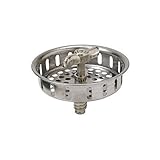 Master Plumber 738-138 MP Replacement Basket Strainer, Stainless Steel [並行輸入品]