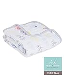 aden + anais (エイデンアンドアネイ) 【日本正規品】 モスリンコットン ミニ・ドリーム・ブランケットleader of the pack cycles/triangles mini dr