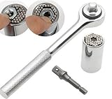 万能 ソケット 7～19mm 対応 ユニバーサル レンチ 修理 修復 【 3点 セット 】