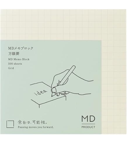 Amazon.co.jp: ミドリ 付箋 MD付せん紙 A7横罫 19030006 : 文房具