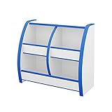 【JAJAN】おもちゃばこ レギュラー 幅65cm ブルー［完成品][おまけ付き]【知育家具EVAキッズシリーズ】OB-65MB_s