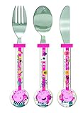 Peppa Pig Back To Nature Cutlery Set, Pink, 1 x 3.2 x 16cm