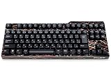 FILCO Majestouch Convertible 3 漆模様しぶき塗り黒モデル 赤軸 テンキーレス 英語配列 87キー US ASCII Bluetooth無線＆USB有線両対応 DIPスイッチ