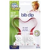 Baby Buddy Bib Clip, Red by Baby Buddy [並行輸入品]