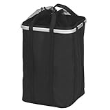 Household Essentials Collapsible Krush Laundry Hamper with Mesh Top and Aluminum Rim Single Hamper ブ