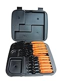 Lang Tools (3495) 12-Piece Fixed Tip Combination Internal/External Snap Ring Pliers Set [並行輸入品]