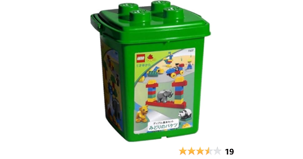 Amazon レゴ Lego デュプロ 基本セット みどりのバケツ 7337 ブロック おもちゃ